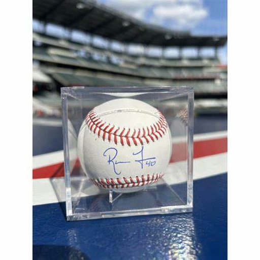 Autographed baseball featured for Foundation auctions.